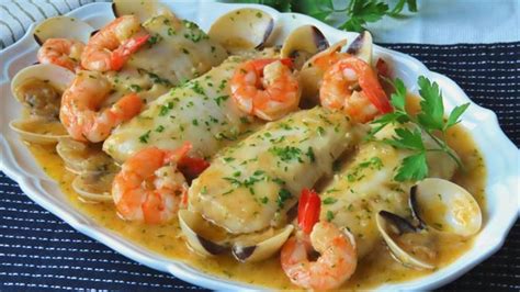 Merluza en salsa marinera