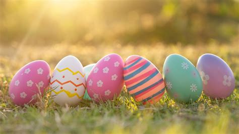Ilustración de los 6 tipos de huevos de Pascua