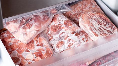 Proceso de descongelación de carne en refrigerador
