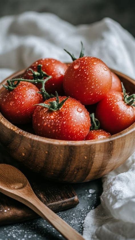 Tomates pera maduros en un bol, listos para ser pelados