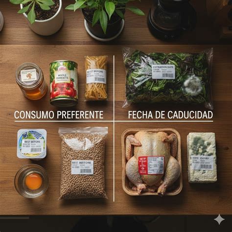 Paquete de legumbres con fecha de caducidad