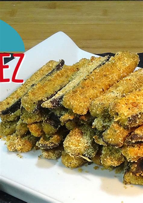 Berenjenas rebozadas al horno