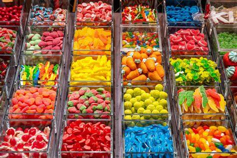 Gominolas de diferentes marcas y sabores