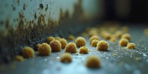 Crecimiento de moho en una superficie