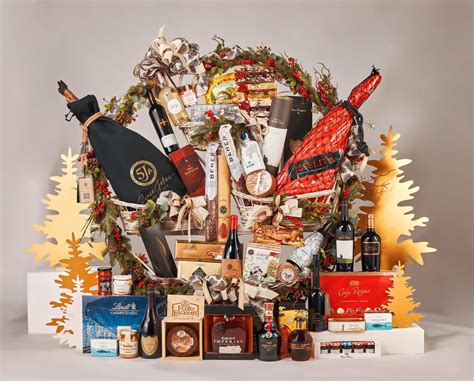Variedad de cestas de Navidad sin gluten y sin lactosa