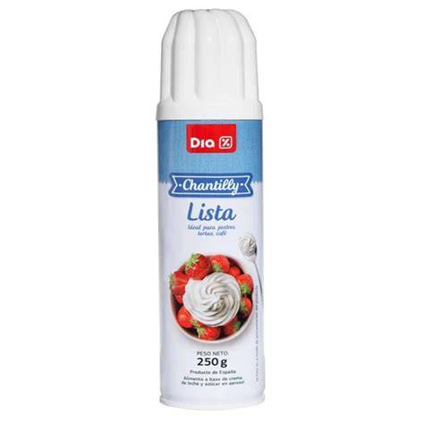 Crema chantilly lista para decorar