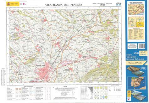 Mapa de Vilafranca del Penedès destacando su ubicación geográfica