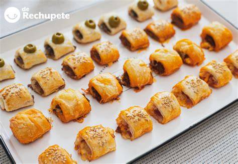 Surtido de saladitos de hojaldre variados