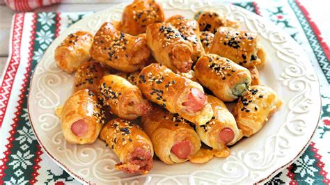 Saladitos de hojaldre recién horneados