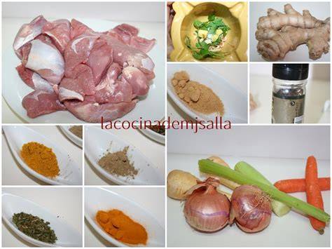 Ingredientes básicos para un guiso