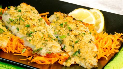 Filete de pescado gratinado