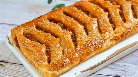 Hojaldre salado con relleno de setas