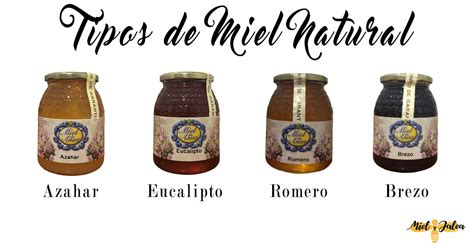 Diferentes tipos de miel cruda