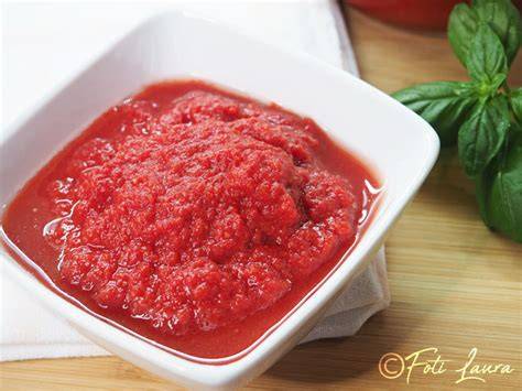 Tomate triturado casero