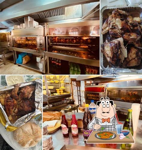 Interior de Asadero de Pollos Gil con clientes