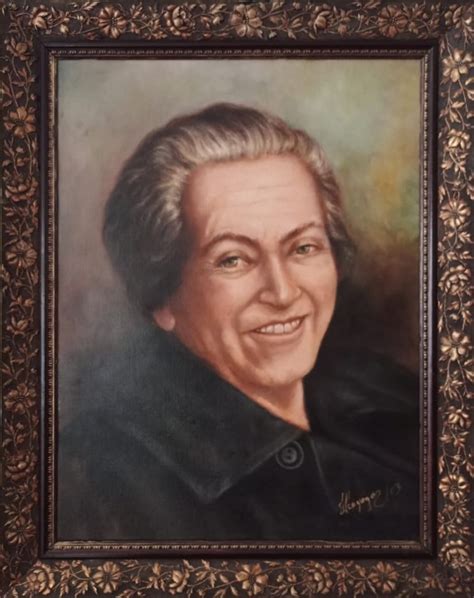 Retrato de Gabriela Mistral