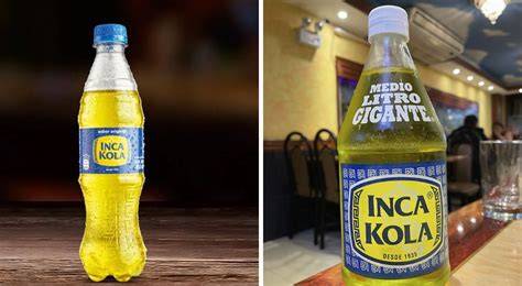 Comparación visual entre Inca Kola original y Inca Kola Zero