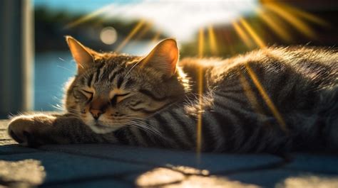 gato durmiendo al sol en una ventana