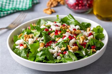 Ensalada de rúcula y nueces