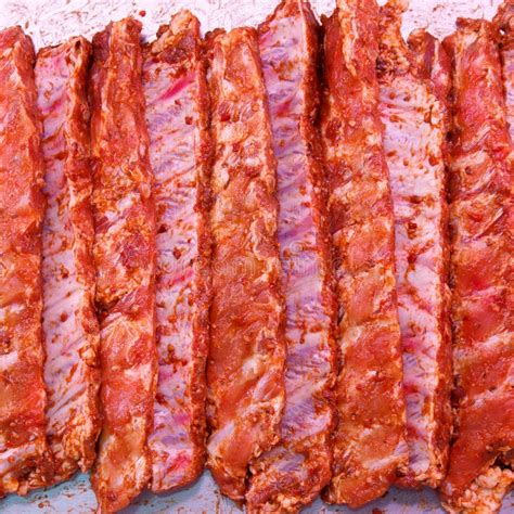 Costillas de cerdo marinadas con especias