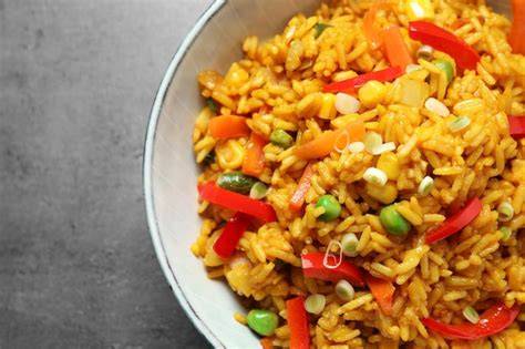 Arroz pilaf con verduras