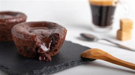 Coulant de chocolate en air fryer