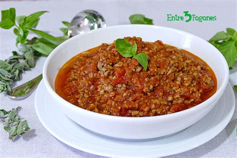 Preparación de la salsa boloñesa
