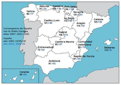 Mapa de las regiones españolas con versiones de bacalao al ajoarriero