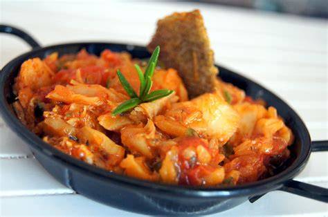 Ingredientes principales del bacalao al ajoarriero navarro