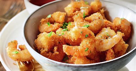 Gambas rebozadas fritas
