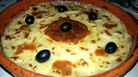 Esquema de las capas del Bacalao Zé do Pipo