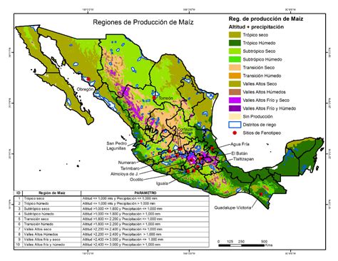 Mapa de las principales zonas productoras de patata en Europa
