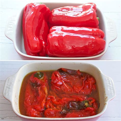 Frascos de pimientos confitados caseros esterilizados
