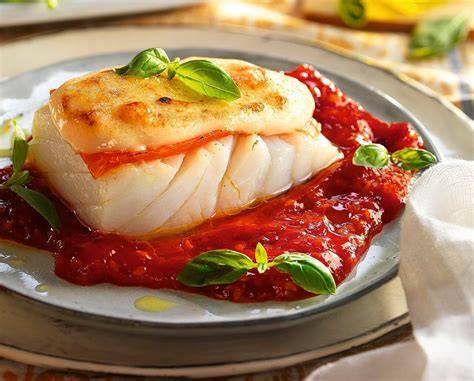 Bacalao gratinado en el horno