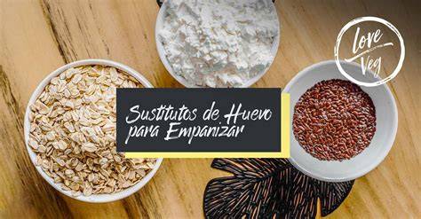 Bebidas vegetales como alternativas al huevo para empanizar