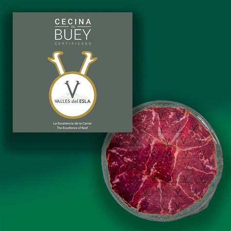 Cecina de buey loncheada y lista para consumir