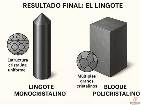 Crecimiento de lingote de silicio
