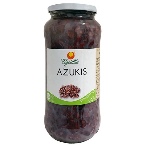 Azukis secas y cocidas