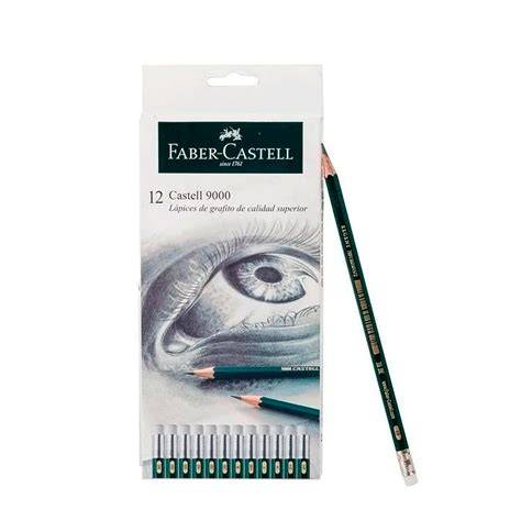 Detalle de la mina de un lápiz Faber-Castell con protección SV