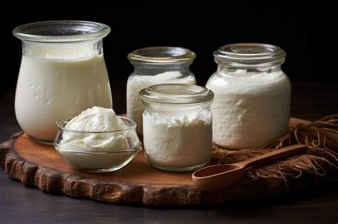 Yogur casero en tarros de cristal