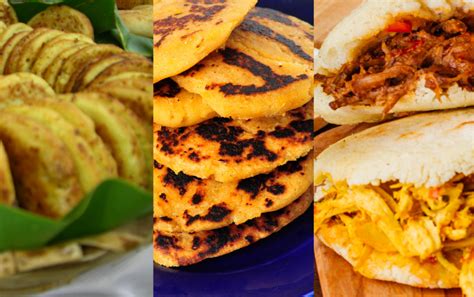 Diversidad de arepas de diferentes regiones