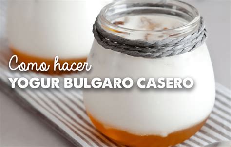 Ingredientes para yogur búlgaro casero