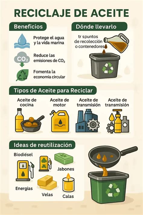 Infografía sobre cómo reutilizar correctamente el aceite de fritura