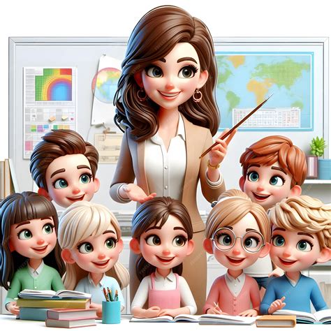 Una profesora sirviendo sopa a estudiantes