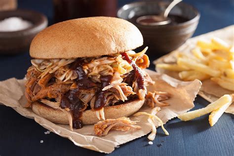 Pulled Pork servido en un sándwich