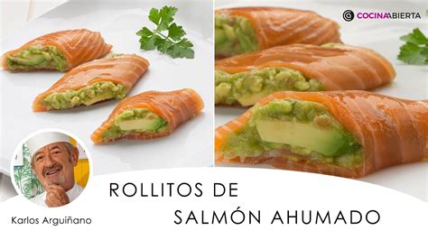Ingredientes para aperitivo de salmón y aguacate