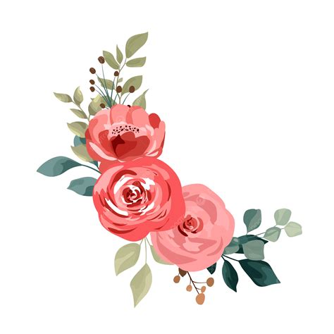 Detalle de flores de salmón para decorar