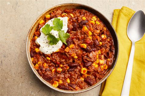 Chili con Carne listo para servir