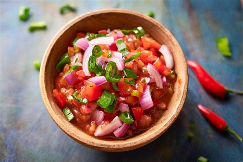 Ingredientes frescos para salsa ají
