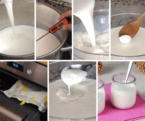 Ingredientes y utensilios para hacer yogur casero